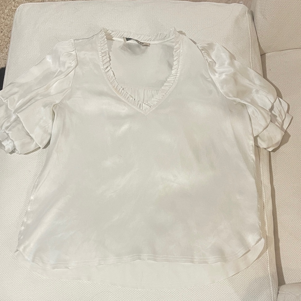 Chic White Women's Blouse